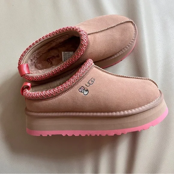 Tazz Tasman Pink Uggs Ugg Kids Tazz Slip-on Tasman Clog Slippers - Main Image